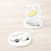 Dessous De Verre En Grès Angel Pet Animaux (Côté)