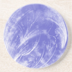 Dessous De Verre En Grès Angels de dorage Abstrait Floral Blue