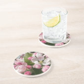 Dessous De Verre En Grès Anglais Apple Blossom (Côté)