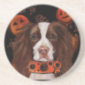 Dessous De Verre En Grès Anglais Springer Spaniel (Devant)