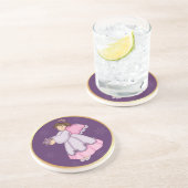 Dessous De Verre En Grès Angle de flocon de neige (Côté)
