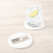 Dessous De Verre En Grès Angleterre d'Abbey Road (Côté)