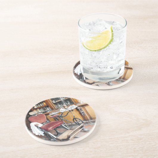 DESSOUS DE VERRE EN GRÈS ANGLETERRE VICTORIENNE (Côté)