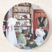 DESSOUS DE VERRE EN GRÈS ANGLETERRE VICTORIENNE (Devant)