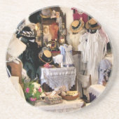 DESSOUS DE VERRE EN GRÈS ANGLETERRE VICTORIENNE (Devant)