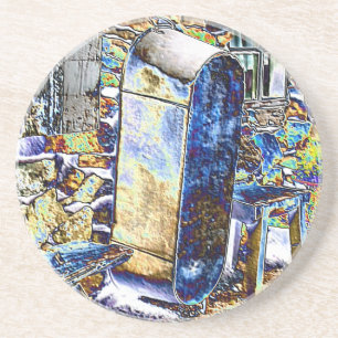 DESSOUS DE VERRE EN GRÈS ANGLETERRE VICTORIENNE