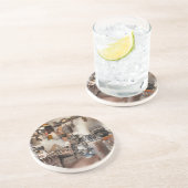 DESSOUS DE VERRE EN GRÈS ANGLETERRE VICTORIENNE (Côté)