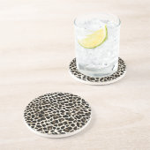 Dessous De Verre En Grès Animal Print - Sandstone Coaster  (Côté)