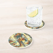 Dessous De Verre En Grès AnimalArt_Elephant_012 (Côté)