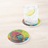 Dessous De Verre En Grès AnimalColor_Gorilla_010 (Côté)