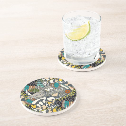 Dessous De Verre En Grès animalier pop (Côté)