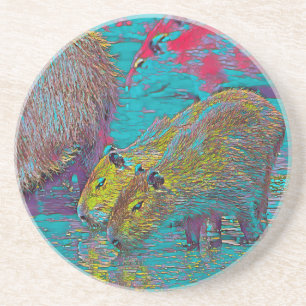 Dessous De Verre En Grès AnimalMix_Capybara_005