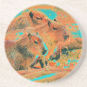 Dessous De Verre En Grès AnimalMix_Capybara_006