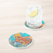 Dessous De Verre En Grès AnimalMix_Ecureuil_001 (Côté)