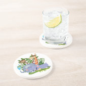 Dessous De Verre En Grès Animaux mignons de safari (Côté)