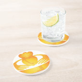 Dessous De Verre En Grès anneau de claddaghe or (Côté)