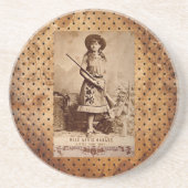 Dessous De Verre En Grès Annie Oakley Sepia (Devant)
