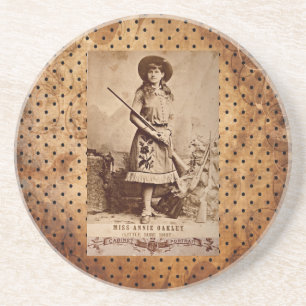 Dessous De Verre En Grès Annie Oakley Sepia
