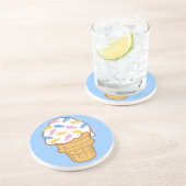 Dessous De Verre En Grès Ant Ice (Côté)