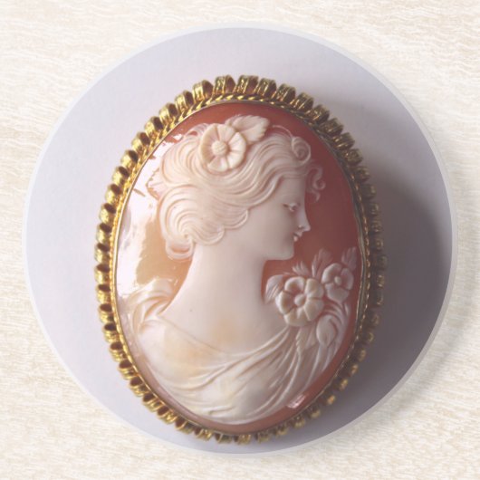 Dessous De Verre En Grès Antique Cameo (Devant)