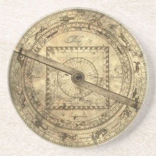 Dessous De Verre En Grès Antiquités Coastrolabe de Plagogo