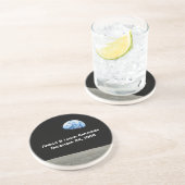 Dessous De Verre En Grès Apollo 8 Lunar Earthrise 50e Anniversaire (Côté)