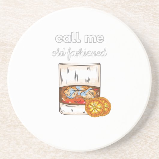 Dessous De Verre En Grès Appelez-moi démodé (Devant)