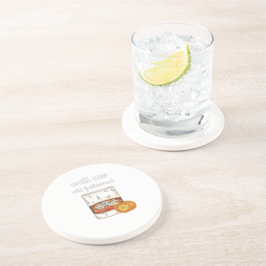 Dessous De Verre En Grès Appelez-moi démodé (Côté)