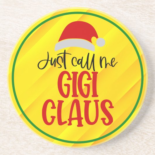 Dessous De Verre En Grès Appelez-Moi Gigi Claus-56374 (Devant)