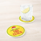 Dessous De Verre En Grès Appelez-Moi Gigi Claus-56374 (Côté)