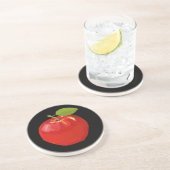 Dessous De Verre En Grès Apple (Côté)