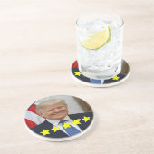 Dessous De Verre En Grès Approbation du président Donald Trump (Côté)