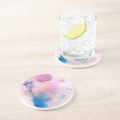 Dessous De Verre En Grès Aquarelle (Côté)