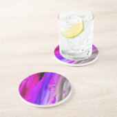 Dessous De Verre En Grès aquarelle Abstraite (Côté)