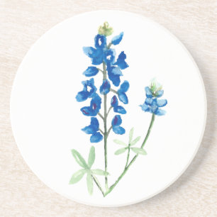 Dessous De Verre En Grès Aquarelle Bluebonnet 6