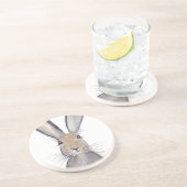 Dessous De Verre En Grès Aquarelle de lapin lièvre (Côté)