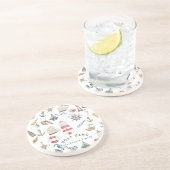 Dessous De Verre En Grès Aquarelle éléments nautiques marin (Côté)