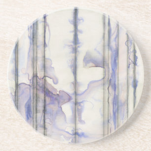 Dessous De Verre En Grès Aquarelle libre d'expression de violette