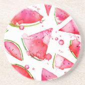 Dessous De Verre En Grès Aquarelle pastèque 1 (Devant)