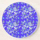 Dessous De Verre En Grès Aquarelle sous la mer (Devant)