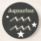 Dessous De Verre En Grès Aquarius (Devant)