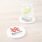 Dessous De Verre En Grès Aquarius (Côté)