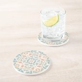 Dessous De Verre En Grès Arabesque Terreuse | Mosaïque Aquarelle (Côté)
