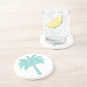 Dessous de verre en grès Arbre à Palmes (Côté)