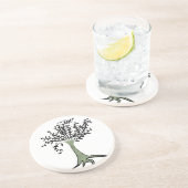Dessous De Verre En Grès Arbre vert (Côté)