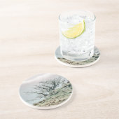 DESSOUS DE VERRE EN GRÈS ARBRES (Côté)