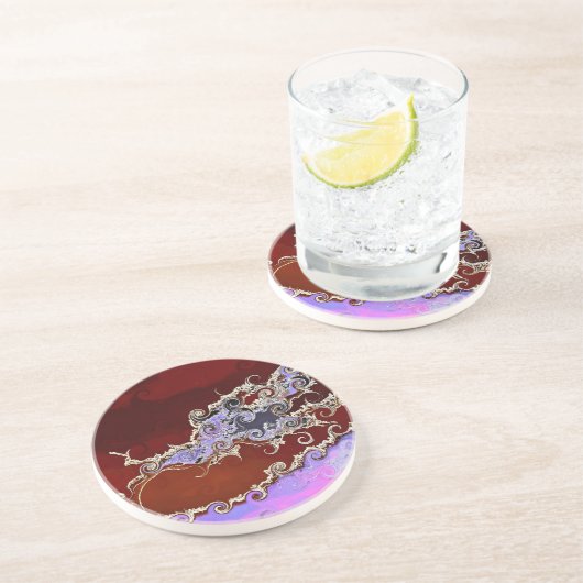 DESSOUS DE VERRE EN GRÈS ARBRES (Côté)