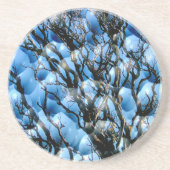 DESSOUS DE VERRE EN GRÈS ARBRES (Devant)