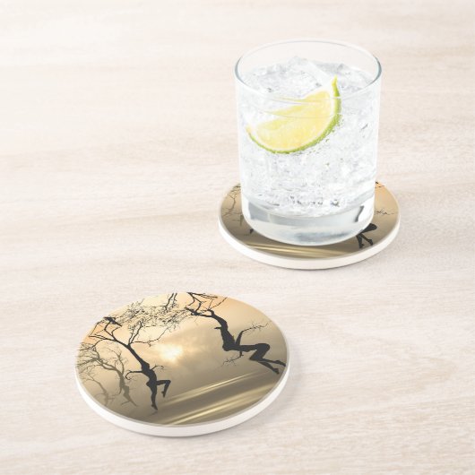 Dessous De Verre En Grès Arbres de danse (Côté)