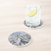Dessous De Verre En Grès Arbres neigeux (Côté)